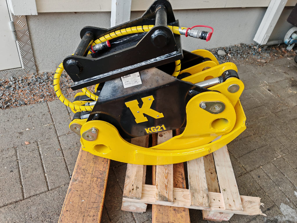 kaivinkoneen puukoura S40-kiinnityksellä