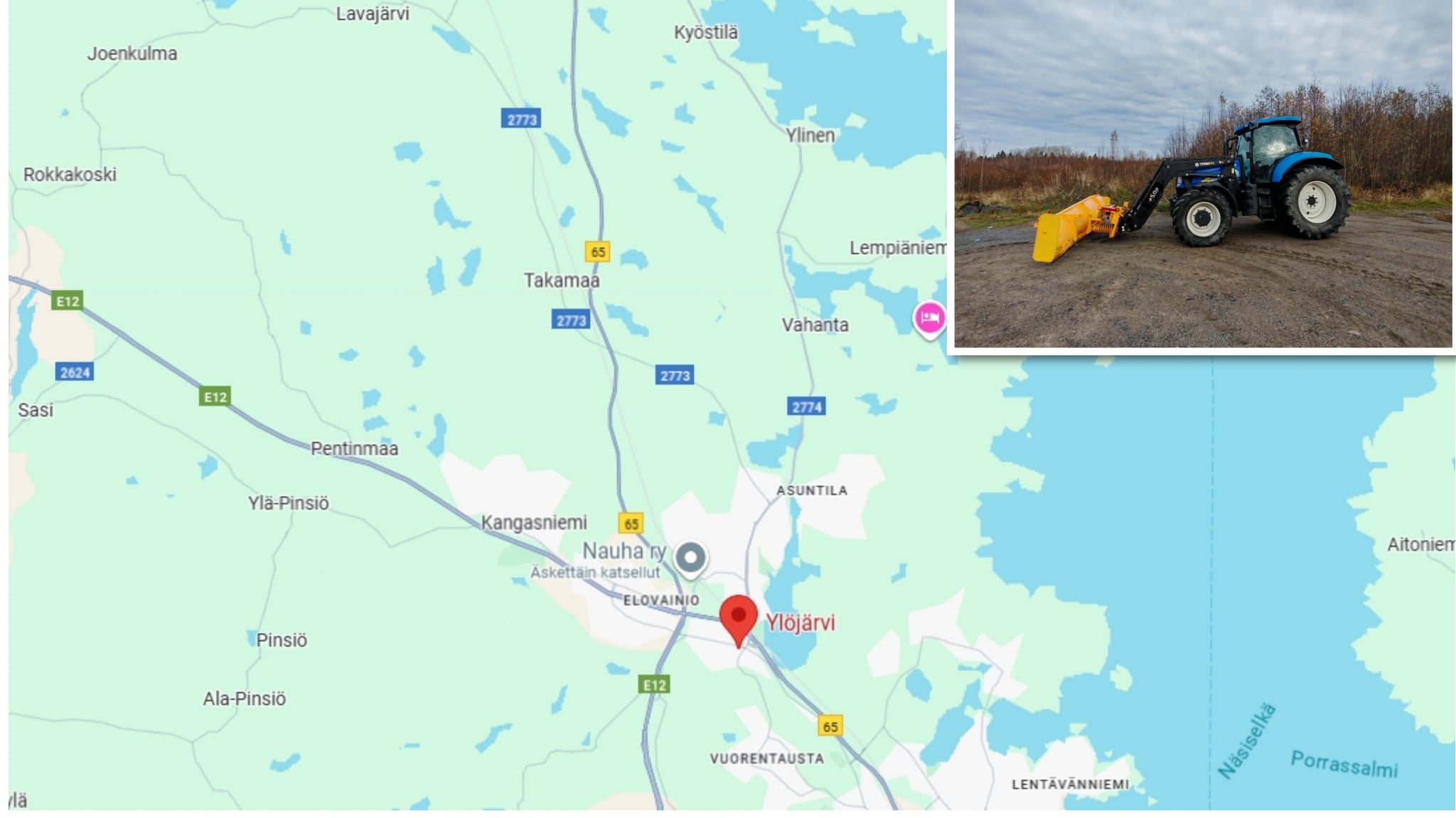 ALUE 1 AURAUS Haavisto,  Uusi Haavisto, Kirkonseutu.